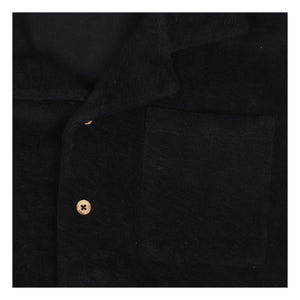 Tumble N'Dry - Camisa de rizo de algodón orgánico | Azul Oscuro