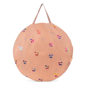 Konges Sløjd - Tienda de playa plegable con diseño de cerezas | Rosa
