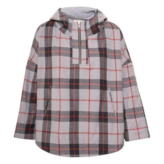 Virginie de Vinster - Paul Laine Merinos Kapüşonlu Sweatshirt | Gri