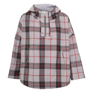 Virginie de Vinster - Paul Laine Merinos Kapüşonlu Sweatshirt | Gri