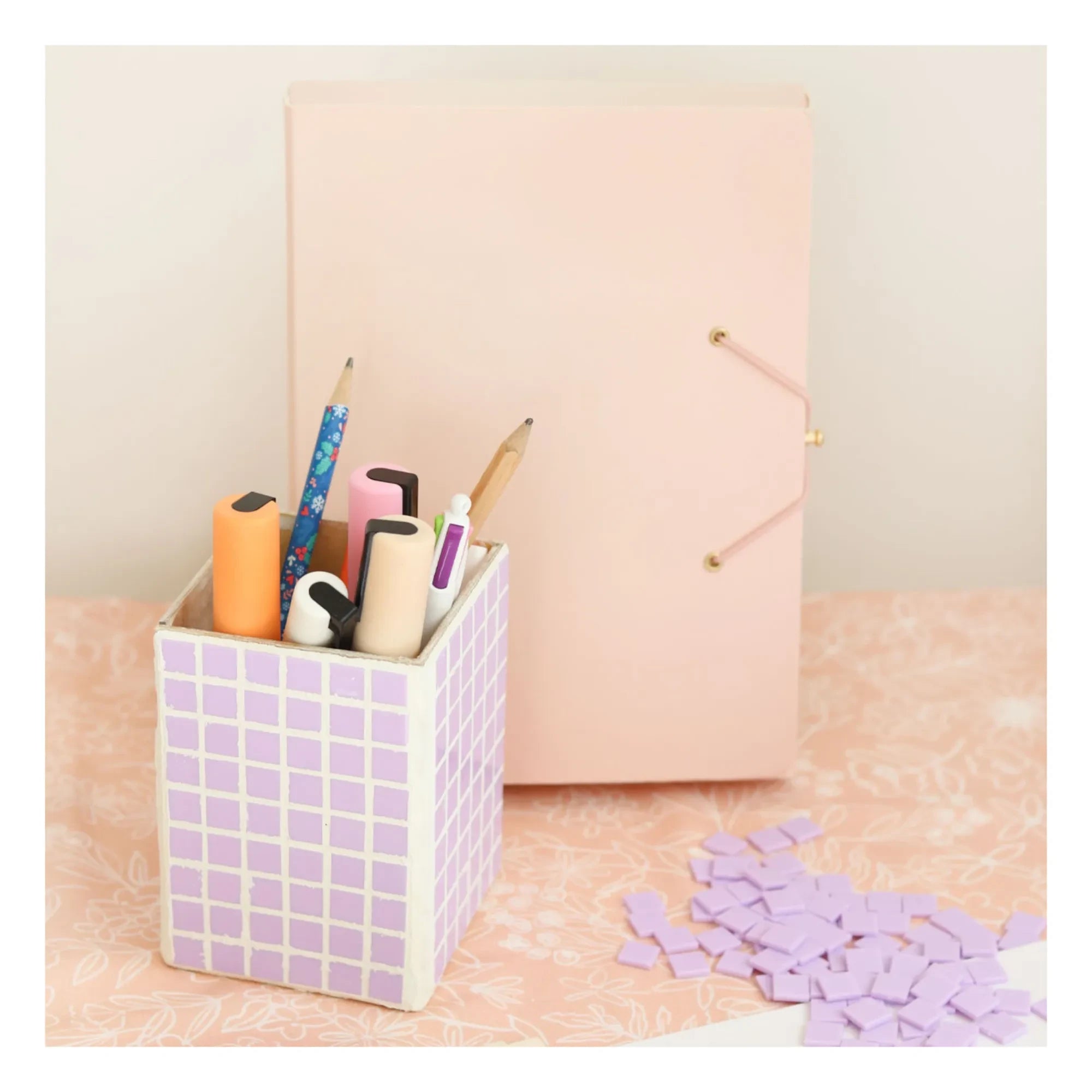 La Petite Épicerie - Jarrón de mosaico DIY