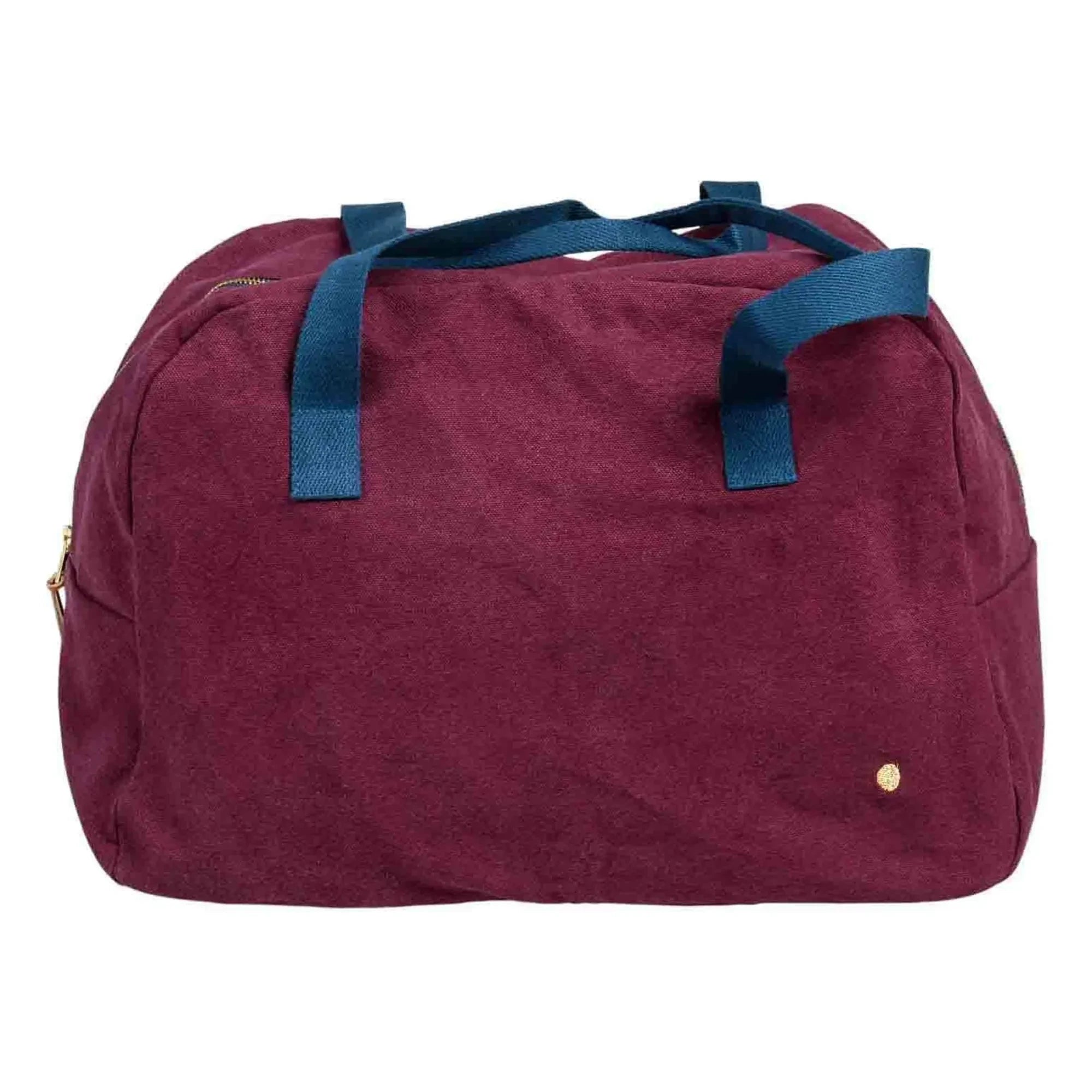 La cerise sur le gâteau - Bolsa de fin de semana Iona de algodón orgánico | Burdeos