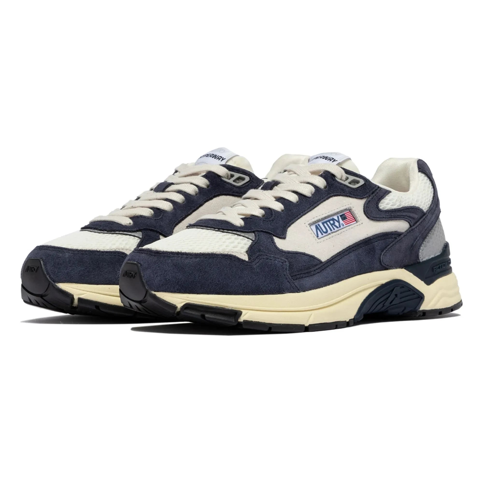 Autry - Zapatillas Deportivas Bicolor de Ante Hyperway | Azul marino