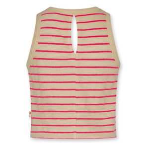 AO76 - Camiseta de tirantes a rayas Melli | Rosa