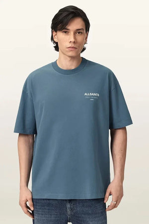 Camiseta extragrande de algodón para hombre AllSaints