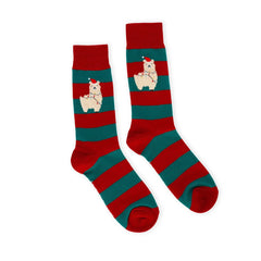 Legami - Calcetines de Navidad Llama Talla 41-47 - ¡Un Ajuste Perfecto!