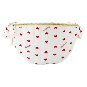Bonton - Riñonera con diseño de corazón | Crudo