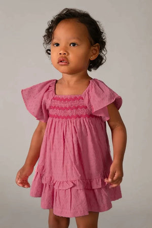 Vestido de algodón para niña Mayoral