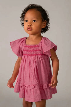 Vestido de algodón para niña Mayoral