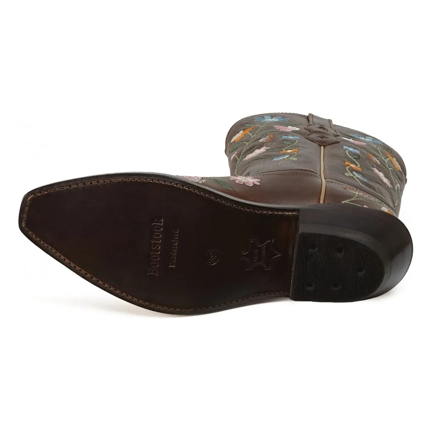 Bootstock - Botas cowboy Bouquet Marrón Oscuro | Marrón