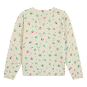 Bonton - Cárdigan Lilou Coco Bouquets | Crema