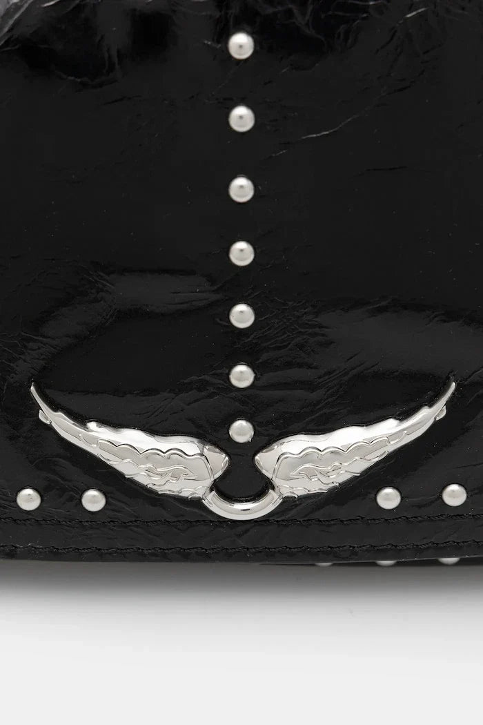 ZADIG&VOLTAIRE LE ZOUZOU VINTAGE PATENT STUDS Bolso de piel