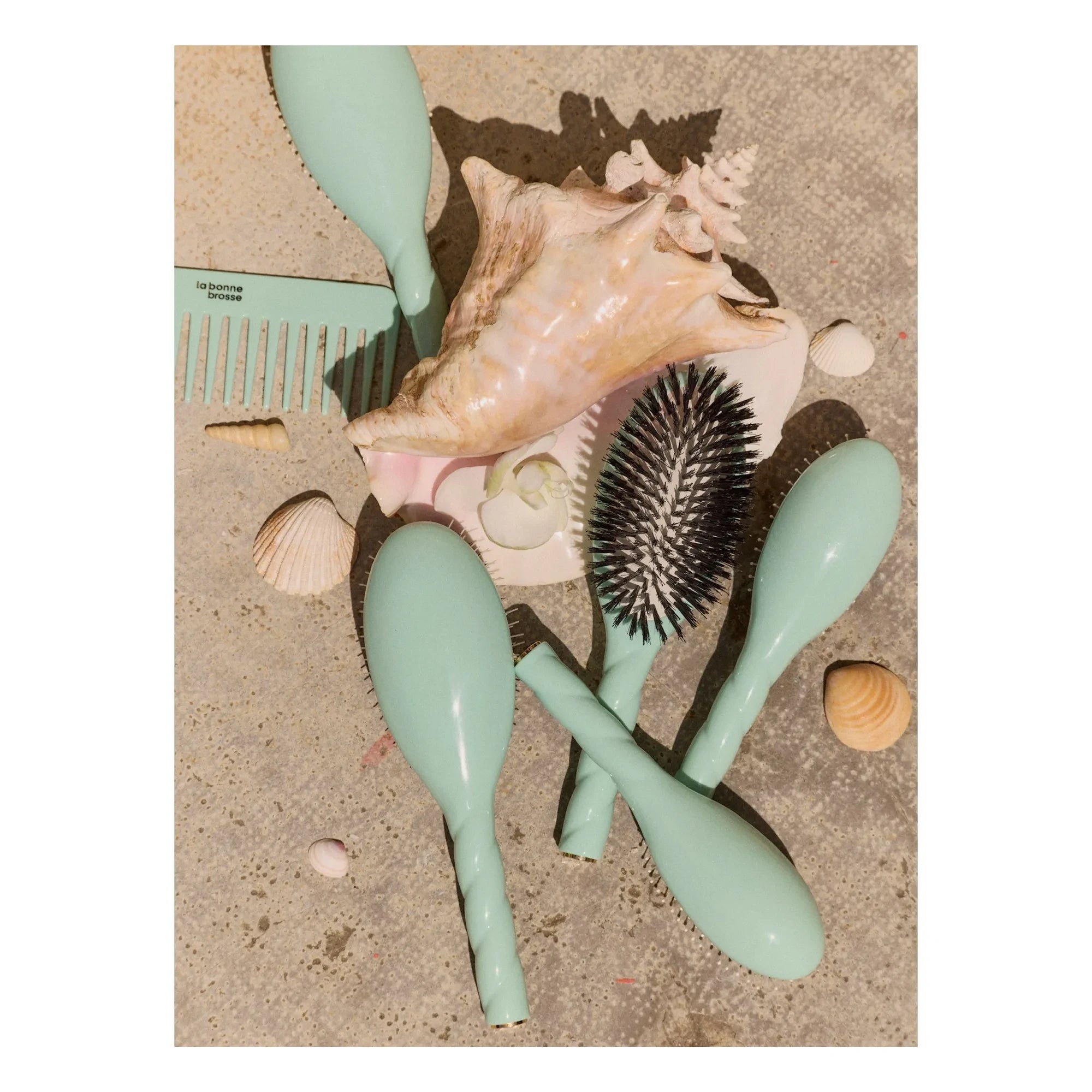 La Bonne Brosse - La Petite Brosse L'Indispensable Douceur N°03 - Hassas saç derisi | Lagoon Blue