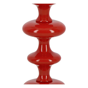 House of Capricorn - Base de lámpara de madera Freixo | Rojo ladrillo
