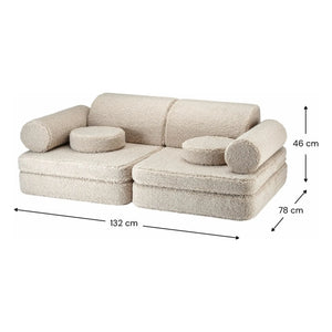 Wigiwama - Sofá modular de peluche | Beige