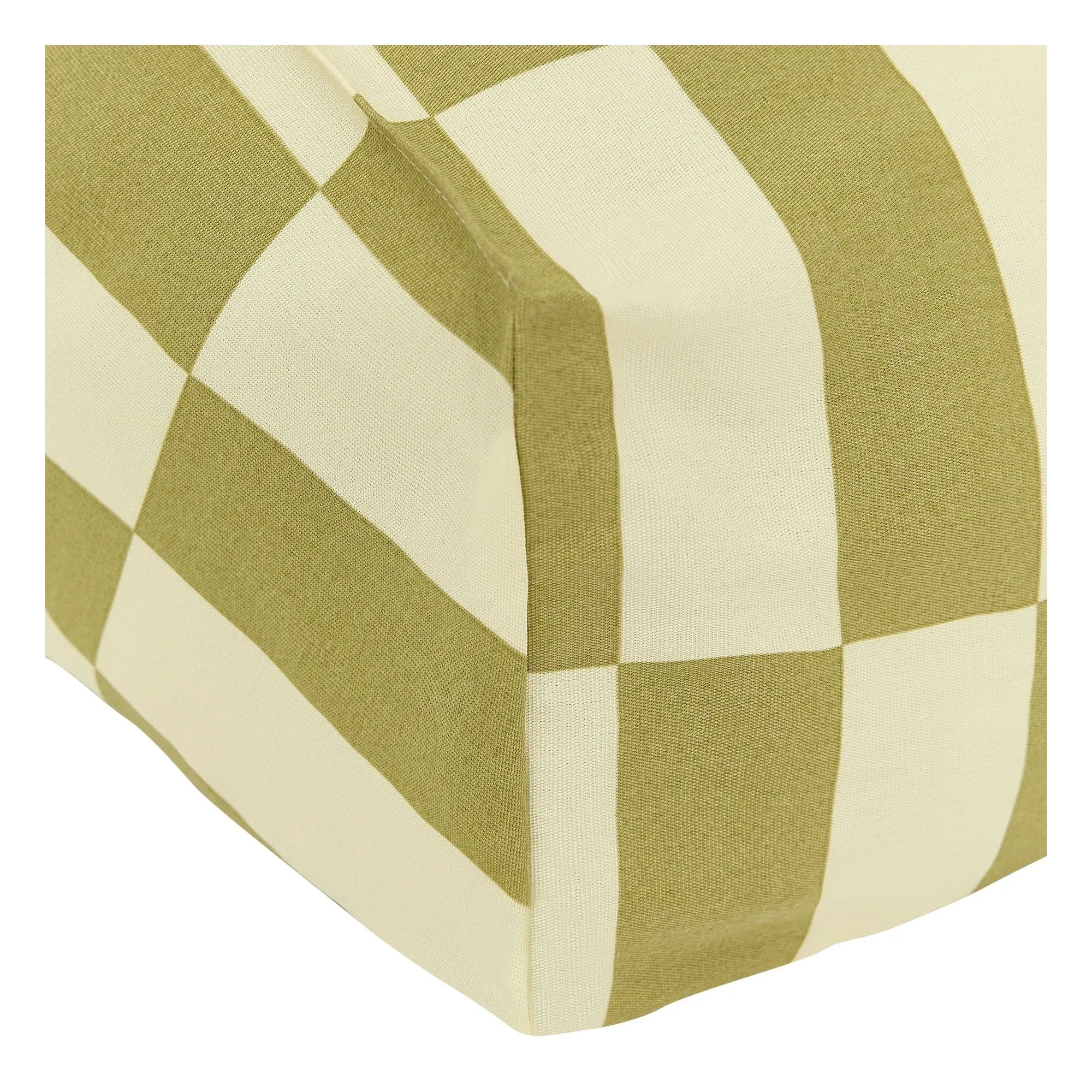Nobodinoz - Puf de exterior Vibes Tiles | Verde