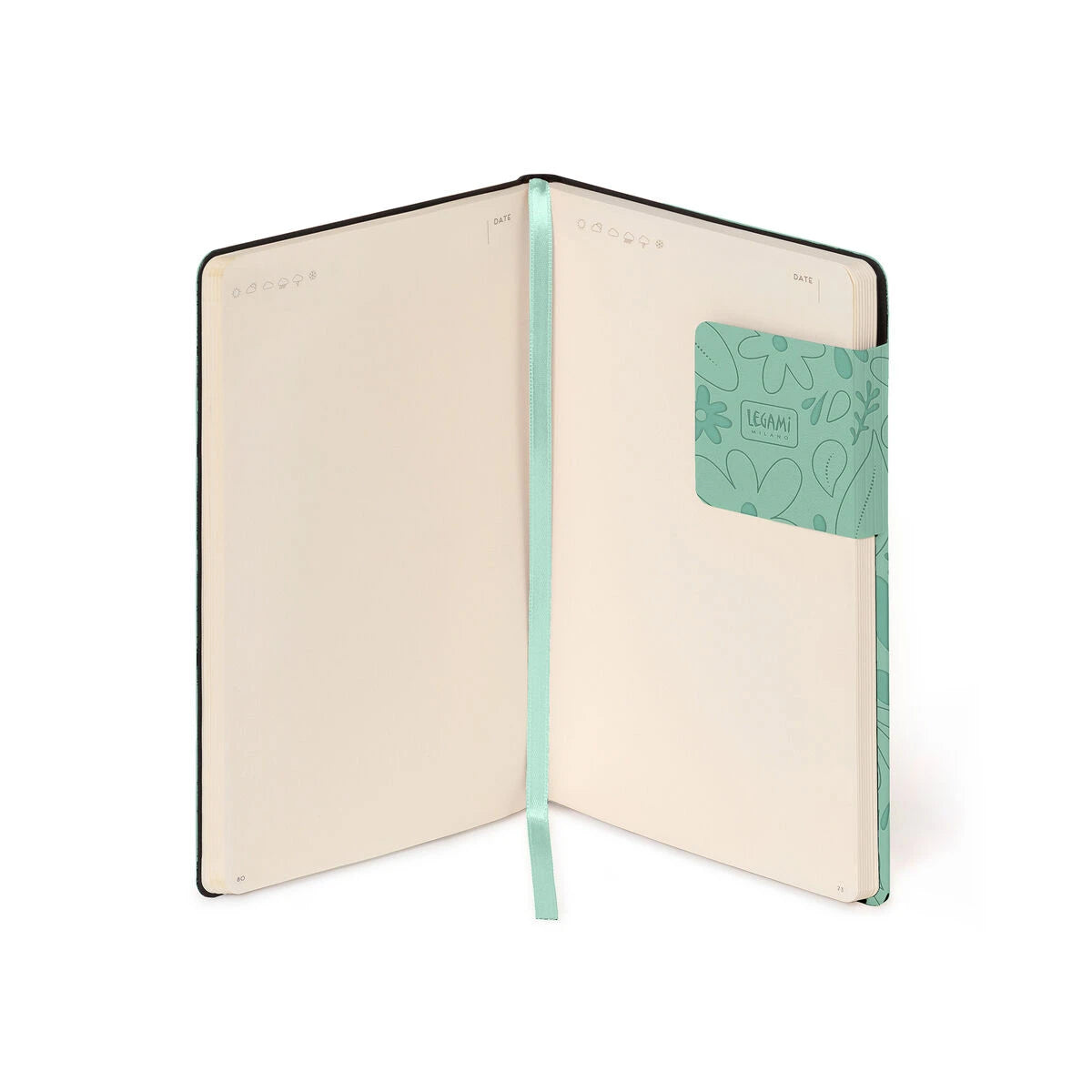 Legami - Cuaderno de Páginas en Blanco y Tapa Suave Monocromática - Jardín Botánico - Mi Cuaderno