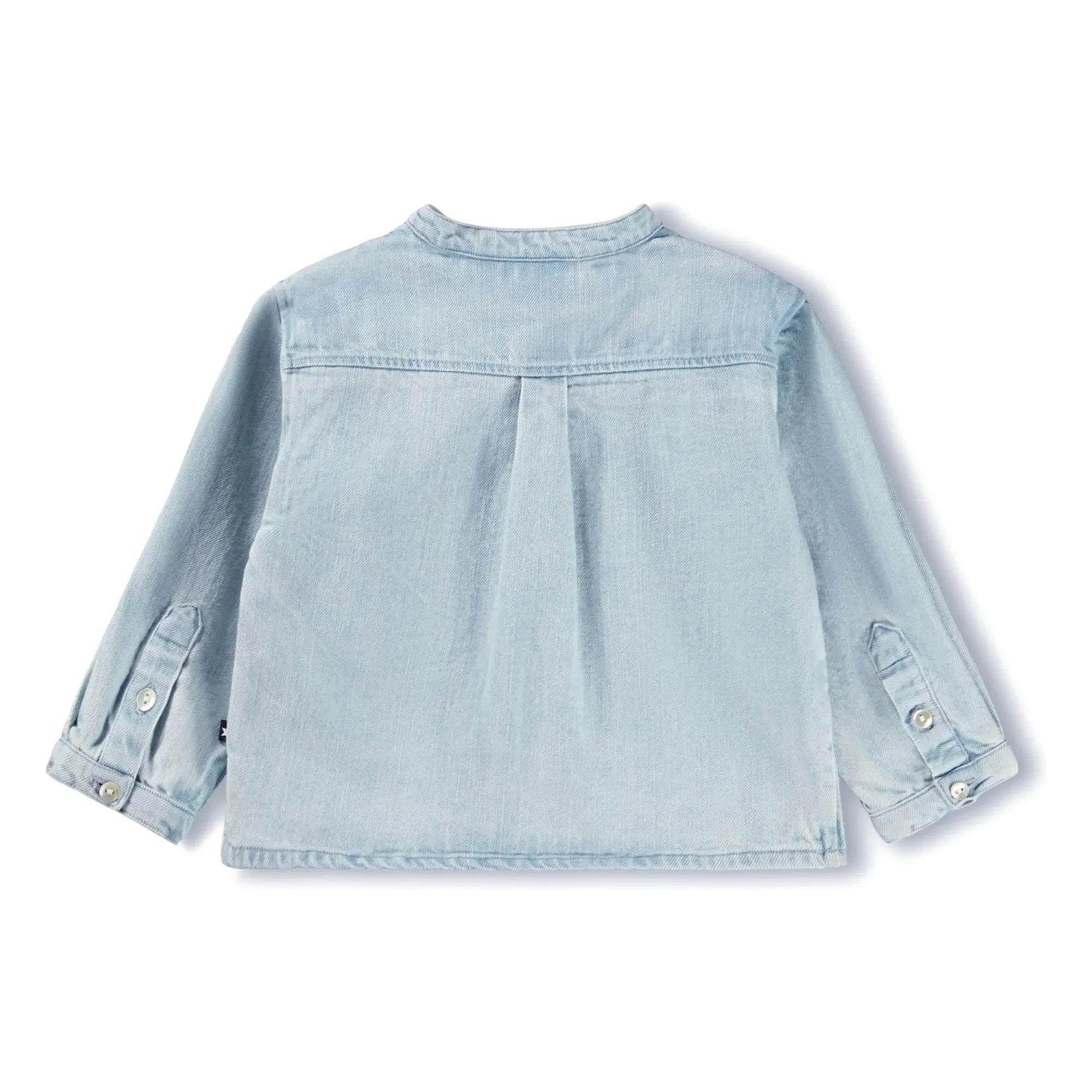 Molo - Camisa de algodón orgánico Enoz Denim | Azul vaquero