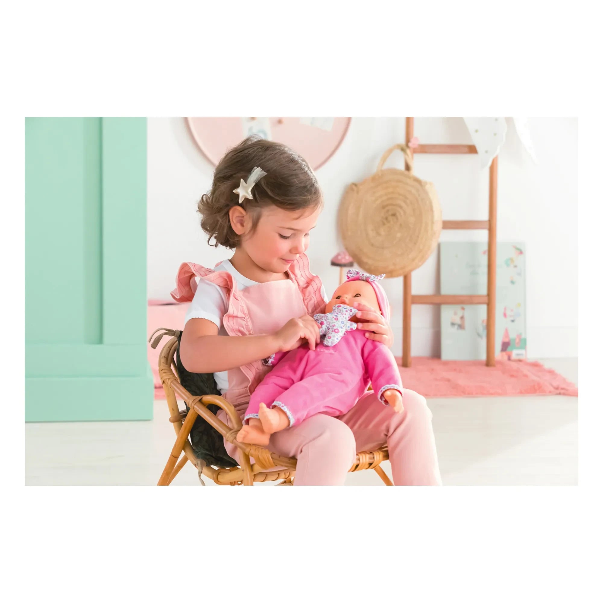 Corolle - Mi Gran Muñeca Bebé - Lucille interactiva de 42 cm