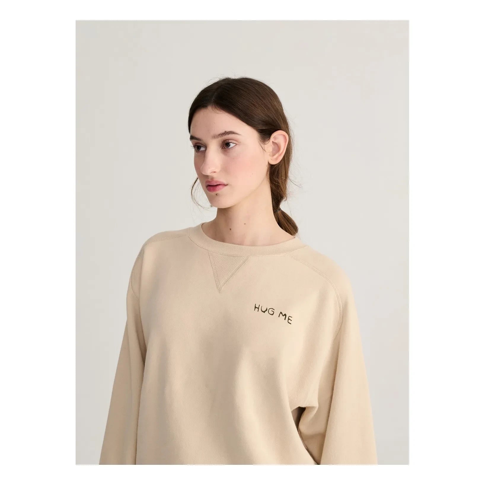 Bobo Choses - Sudadera orgánica Hug Me | Bej