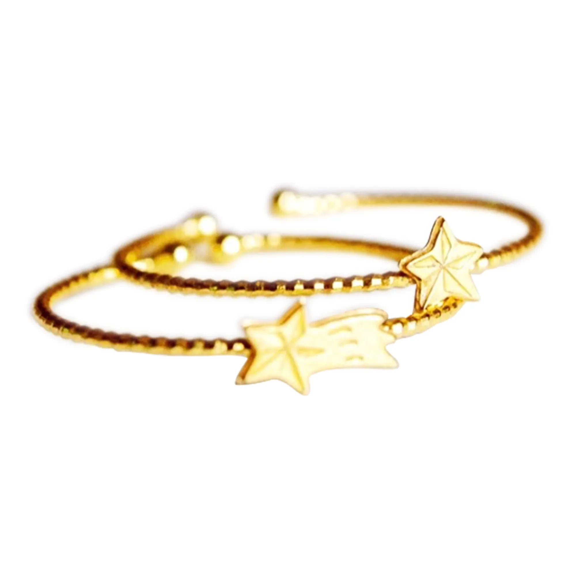 Adorabili - Dúo de anillos de estrellas | Oro