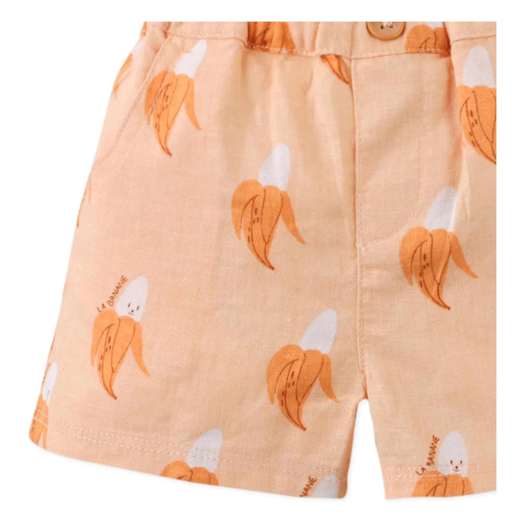 Gingersnaps - Shorts de lino Thomas Banana | Naranja
