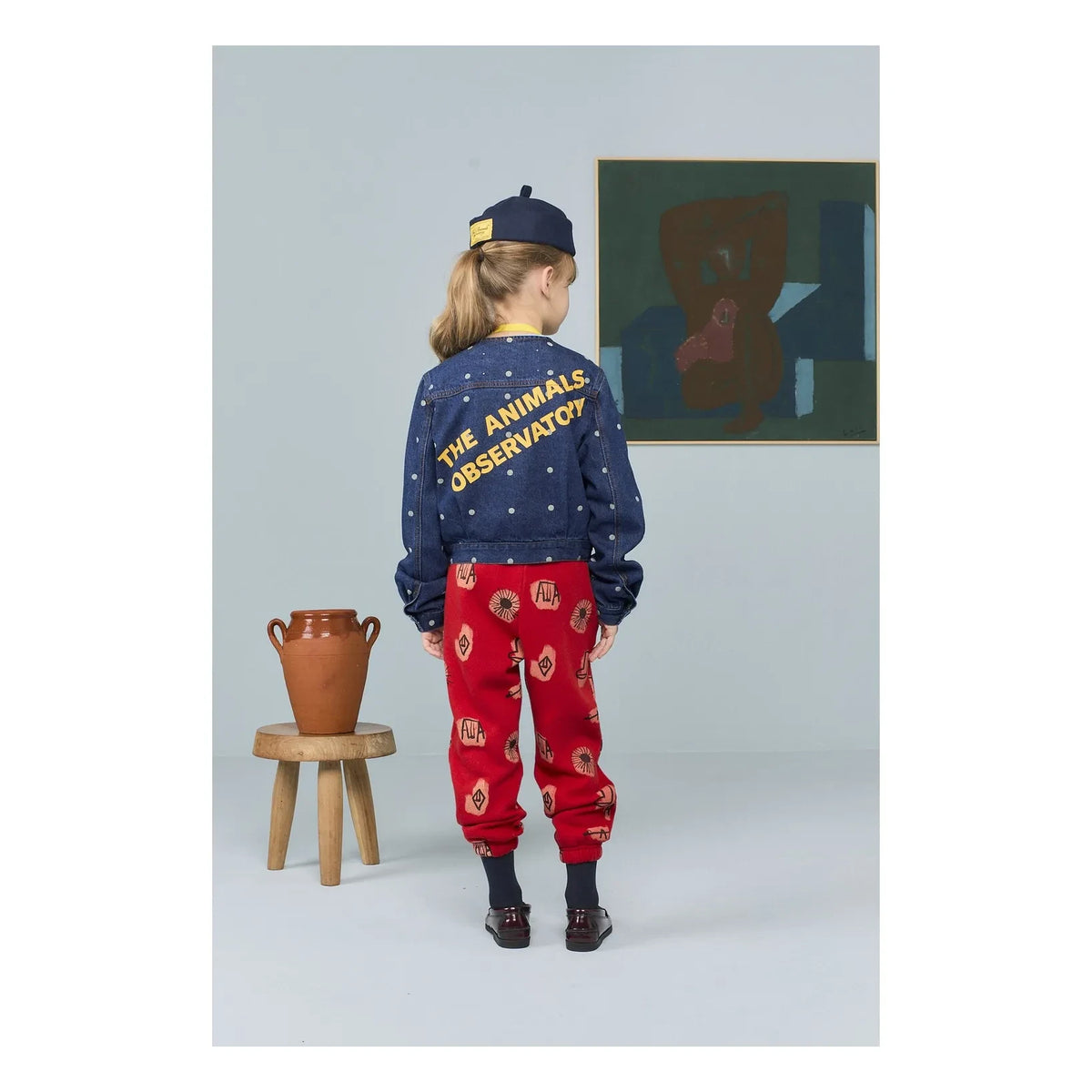 The Animals Observatory - Swift Pois Denim Ceket | Azul Oscuro