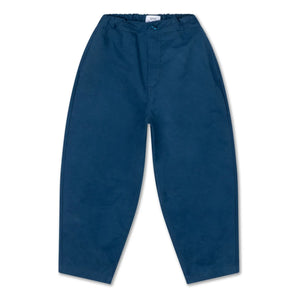 Repose AMS - Pantalón Ancho Ajustable de Algodón Orgánico | Azul