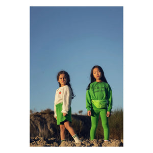Mini Rodini - Bolsa Ida y Vuelta a la Luna Fibra Reciclada | Verde fluorescente