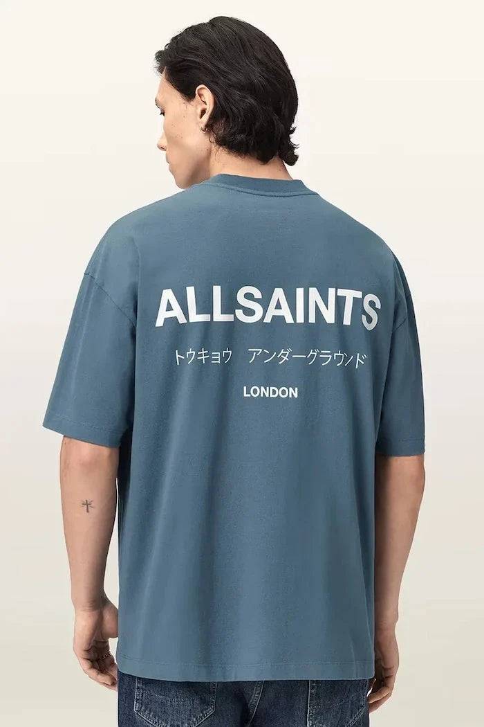 Camiseta extragrande de algodón para hombre AllSaints