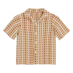 OAS - Camisa de gofres Lano Nicaro | Rojo