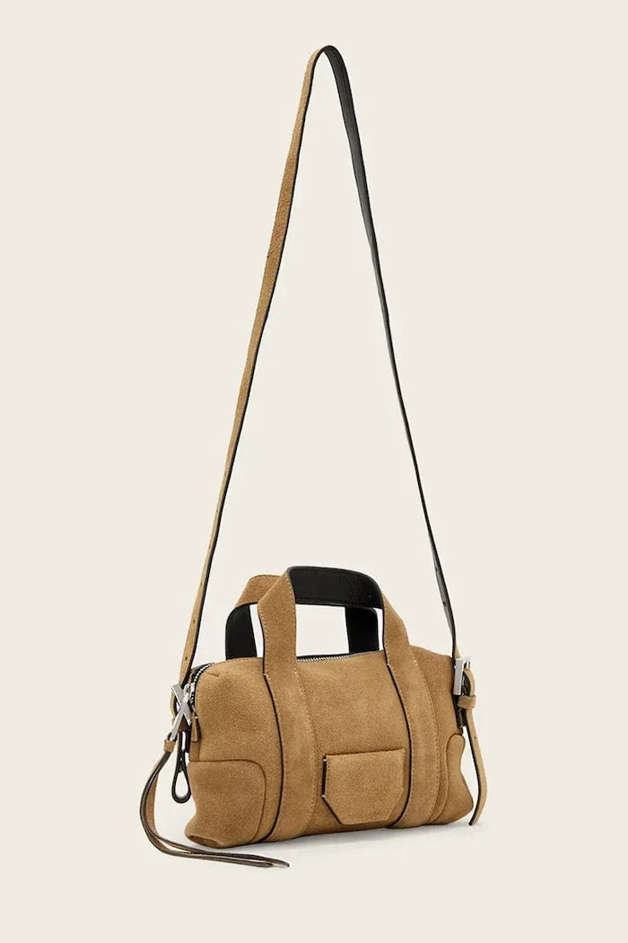 Bandolera de ante ARES de AllSaints para mujer