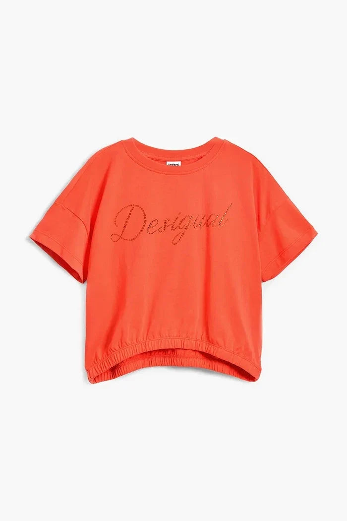 Camiseta de algodón para niños Desigual