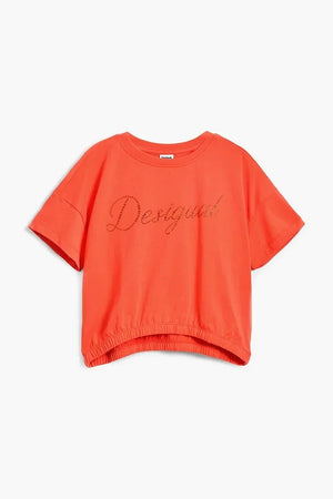 Camiseta de algodón para niños Desigual