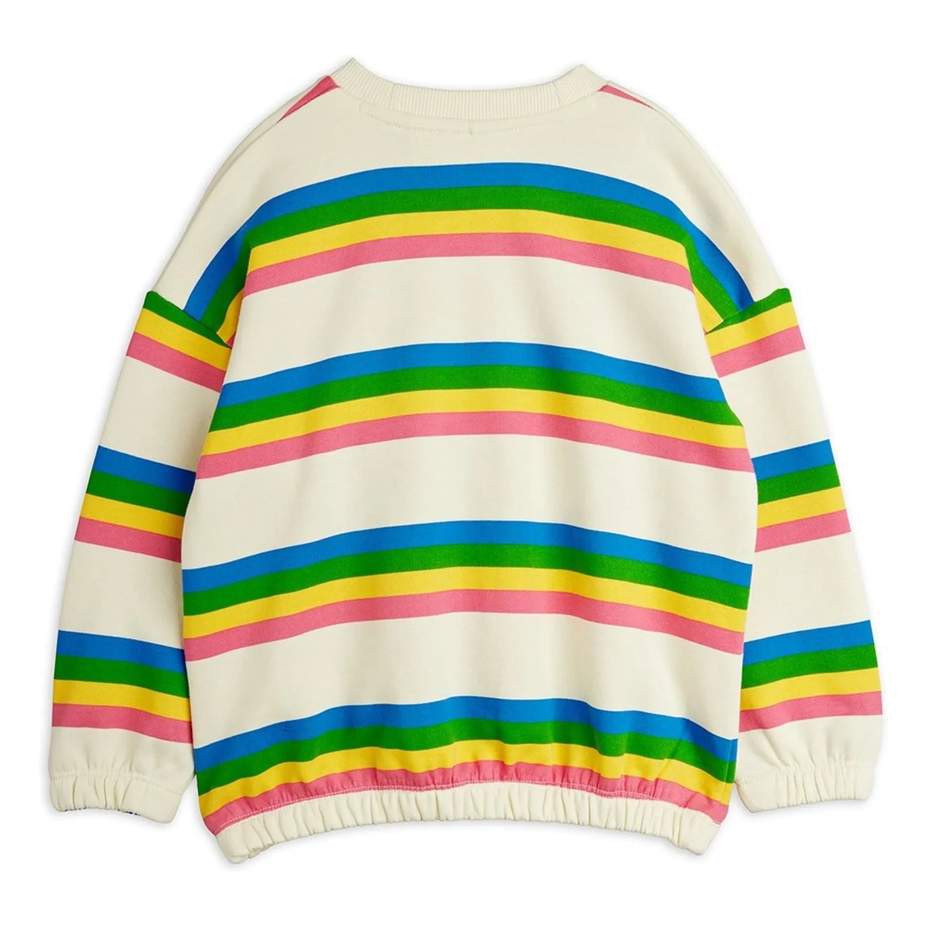 Mini Rodini - Sudadera de rayas de algodón orgánico | Crudo