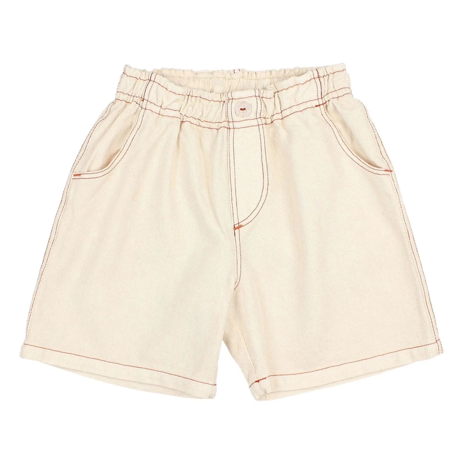 Búho - Pantalón corto bermuda vaquero Tencel | Crudo