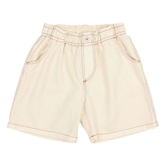 Búho - Pantalón corto bermuda vaquero Tencel | Crudo