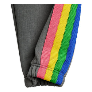 Mini Rodini - Jogger de Algodón Orgánico Arc en Ciel | Gris