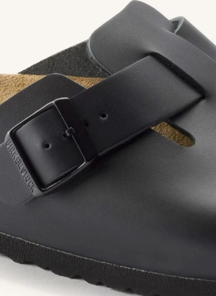 BIRKENSTOCK - Zapatillas de cuero Boston