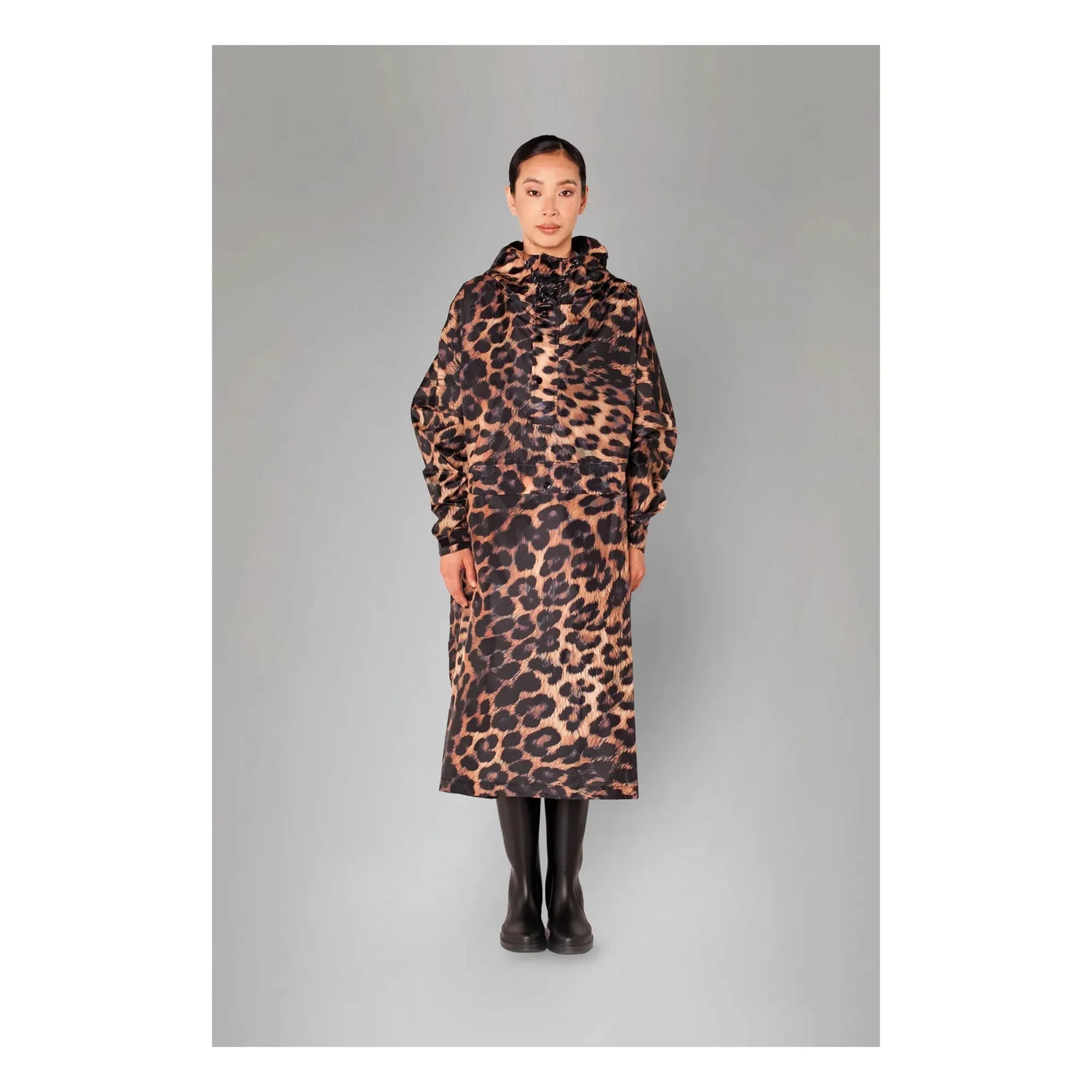 Rainkiss - Capa Impermeable Dark Leopard - Colección de Mujer | Marrón