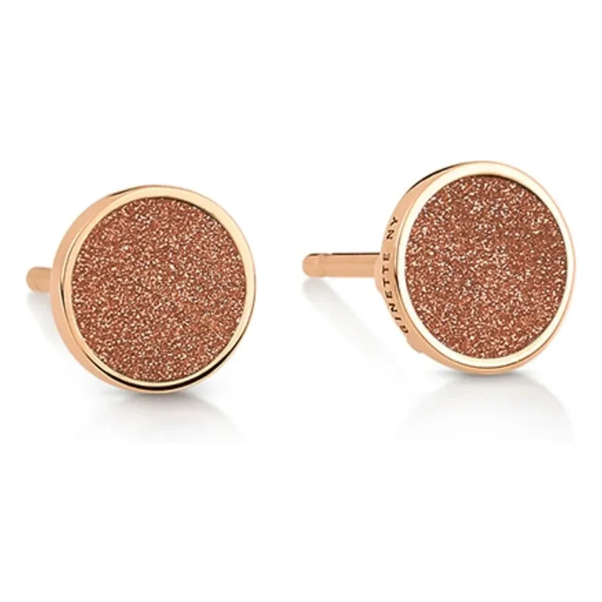 Ginette NY - Pendientes Disc Ever | Arenisca dorada