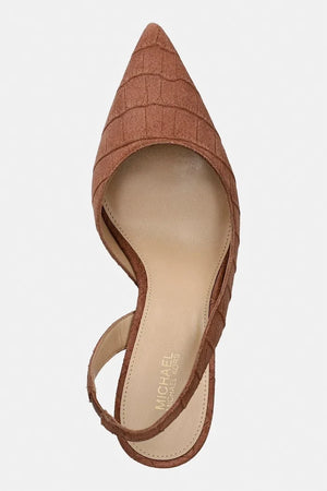 Zapatos de tacón fino de terciopelo MICHAEL Michael Kors Alina Flex Sling