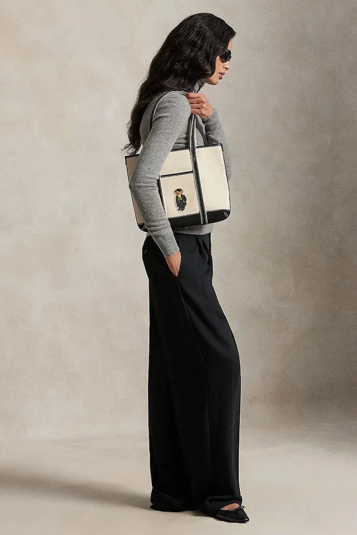Bolsa de la compra de algodón Polo Ralph Lauren para mujer
