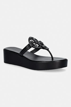 Chanclas de cuña Miller de piel para mujer de Tory Burch