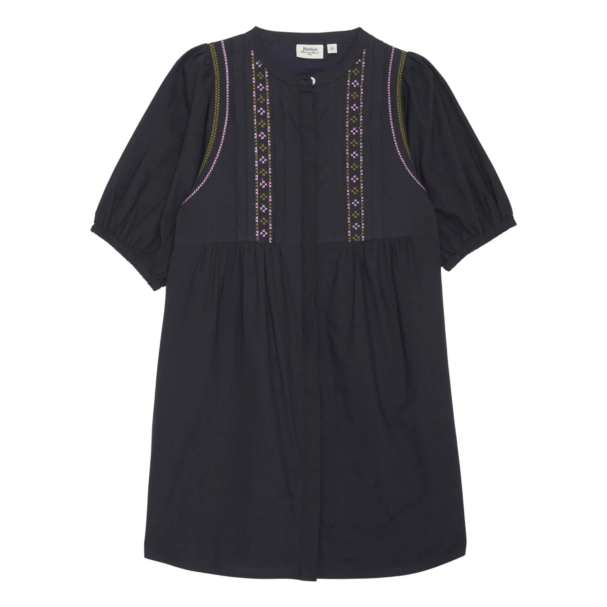Hartford - Vestido bordado Rema | Azul noche