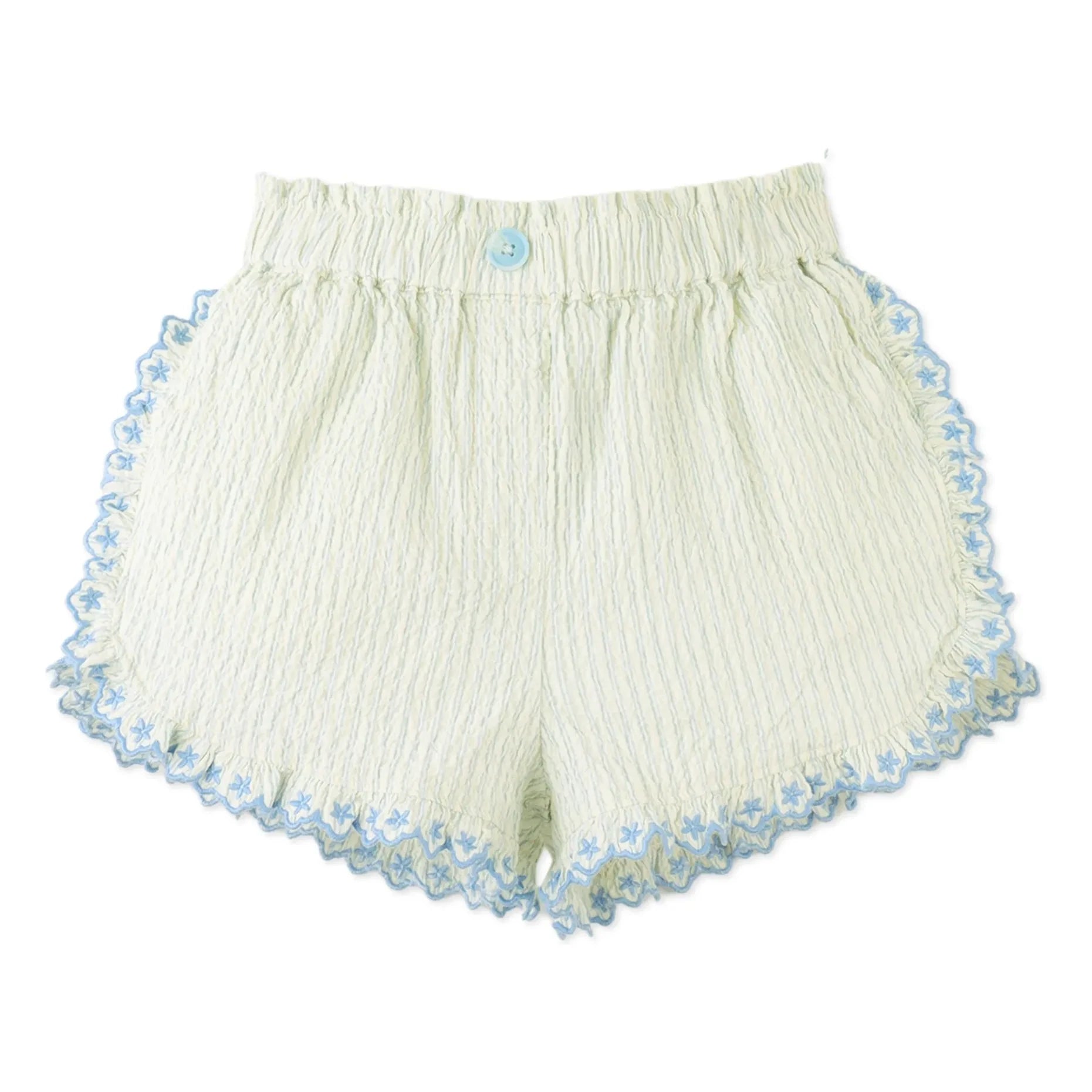 Gingersnaps - Conjunto de Blusa y Pantalón Corto a Rayas Isabel | Azul