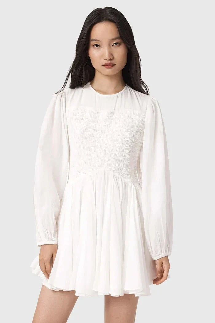 AllSaints Vestido ancho de algodón CHIA