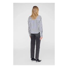 Anine Bing - Camisa corta de rayas Essie | Azul marino