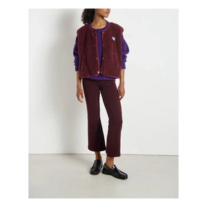 American Vintage - Chaleco Hoktown sin mangas | Borgoña
