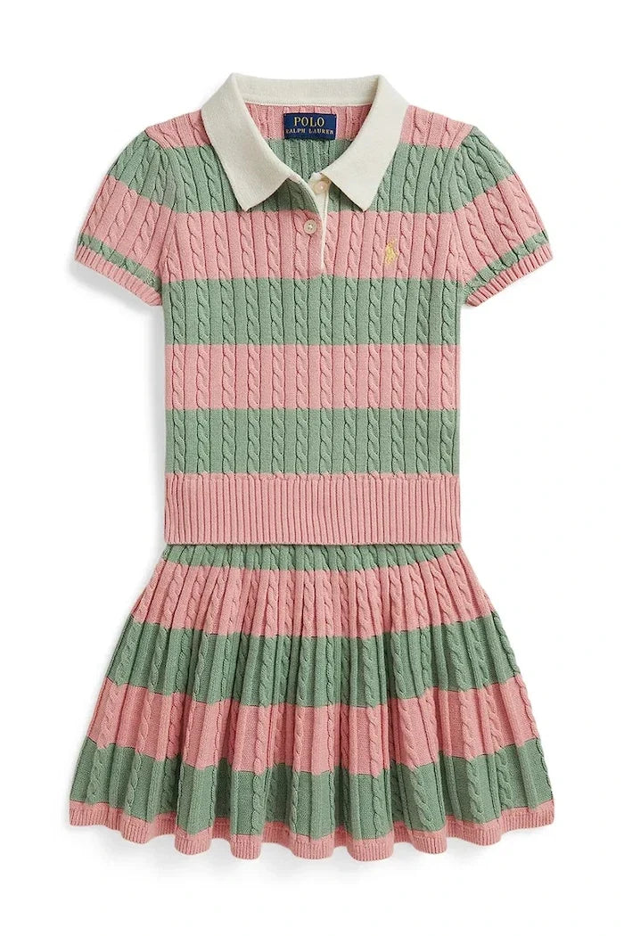 Polo Ralph Lauren vestido de punto de algodón